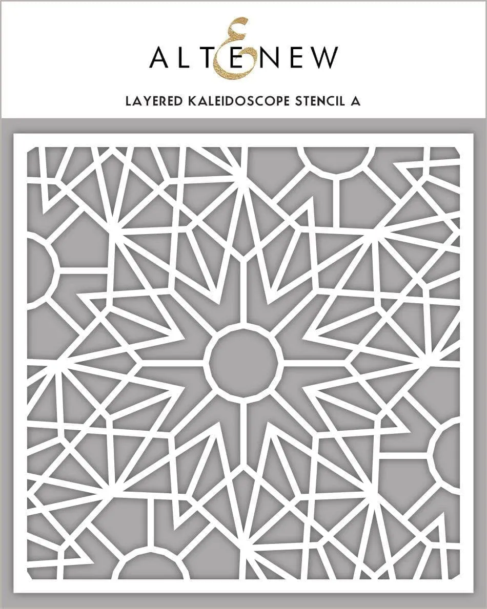 altenew-layered-kaleidoscope-a-schablone-6x6-zoll-geometrisch image 1