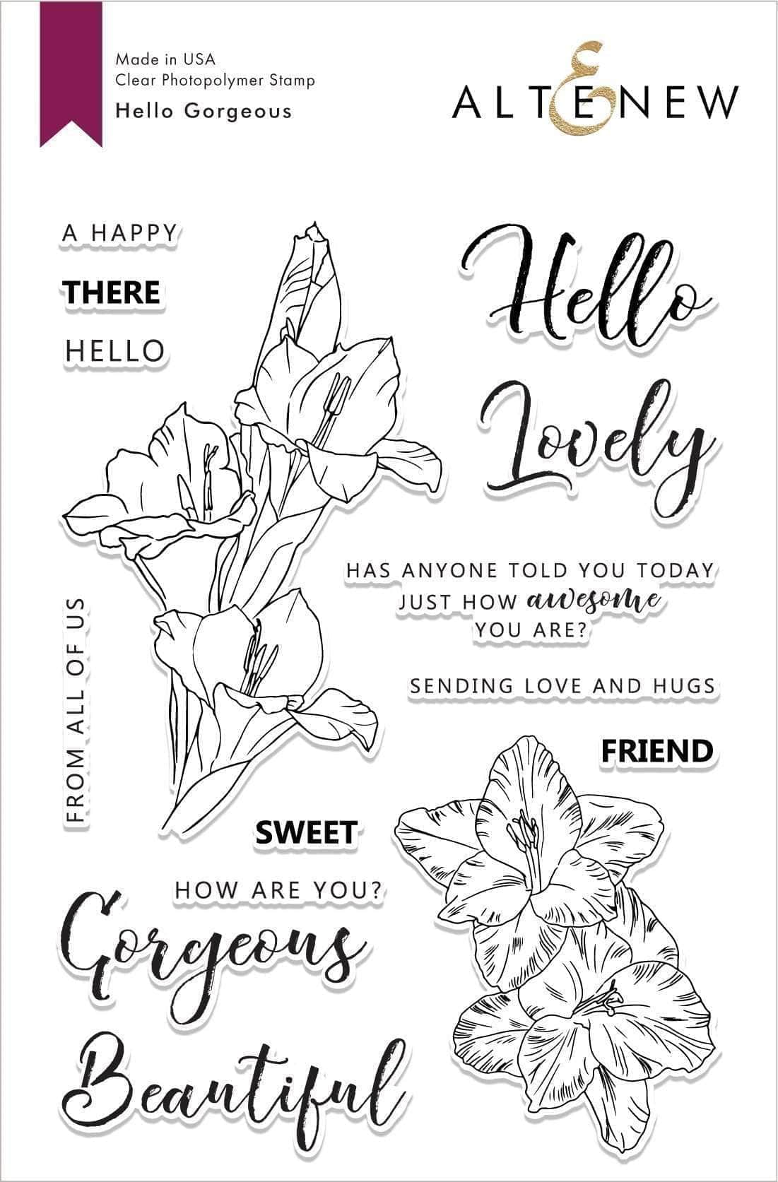 altenew-hello-gorgeous-stempelset-gladiole-6x8-spr-che image 1