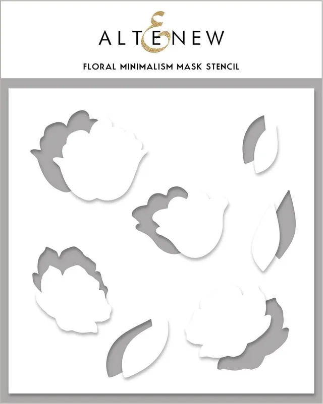 altenew-floral-minimalism-maskierschablone-schablone-6x6 image 1