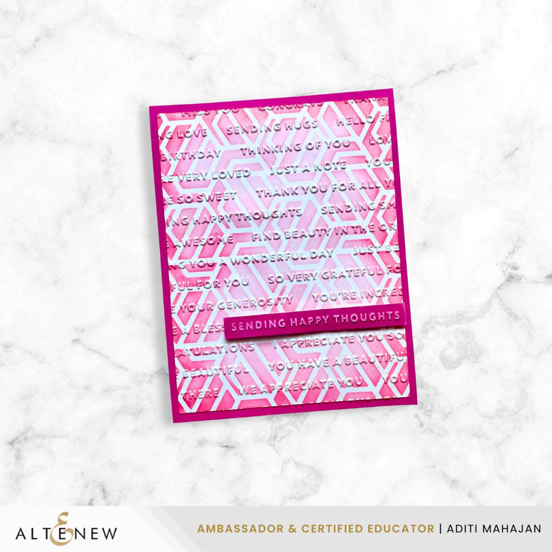 altenew-geometric-mix-stencil-schablone-6x6-hexagon image 2