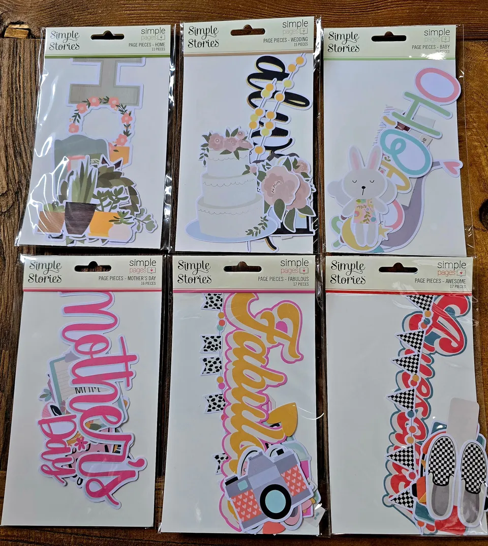 simple-stories-home-family-page-pieces-bundle-die-cuts-set image 1