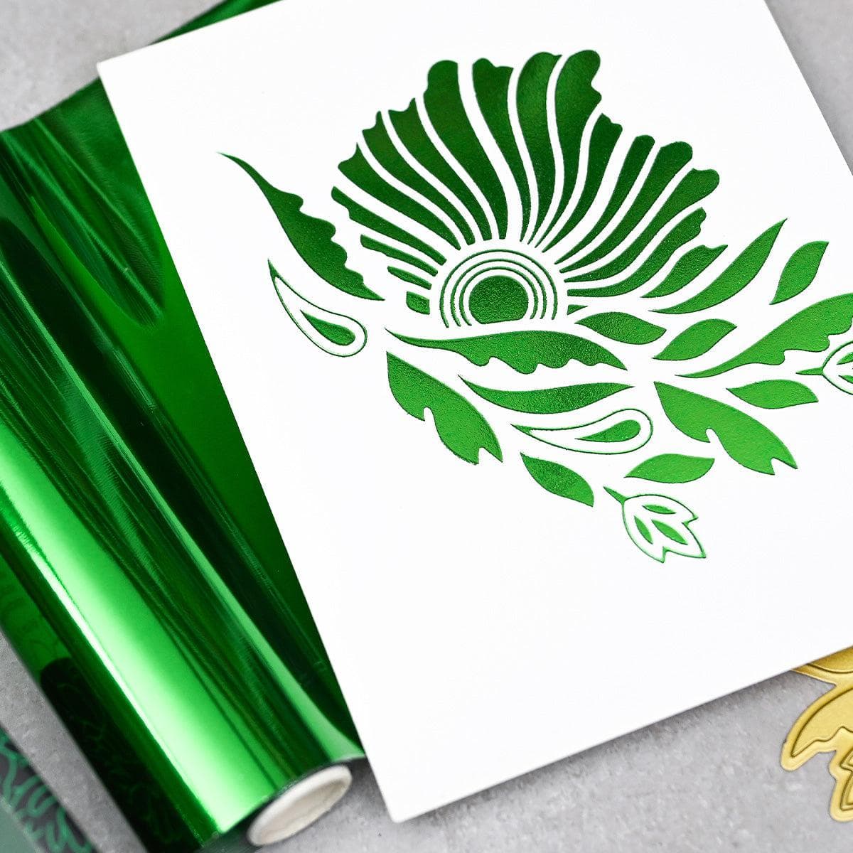 altenew-hot-foil-roll-kelly-green-mirror-hei-folie-rolle image 3