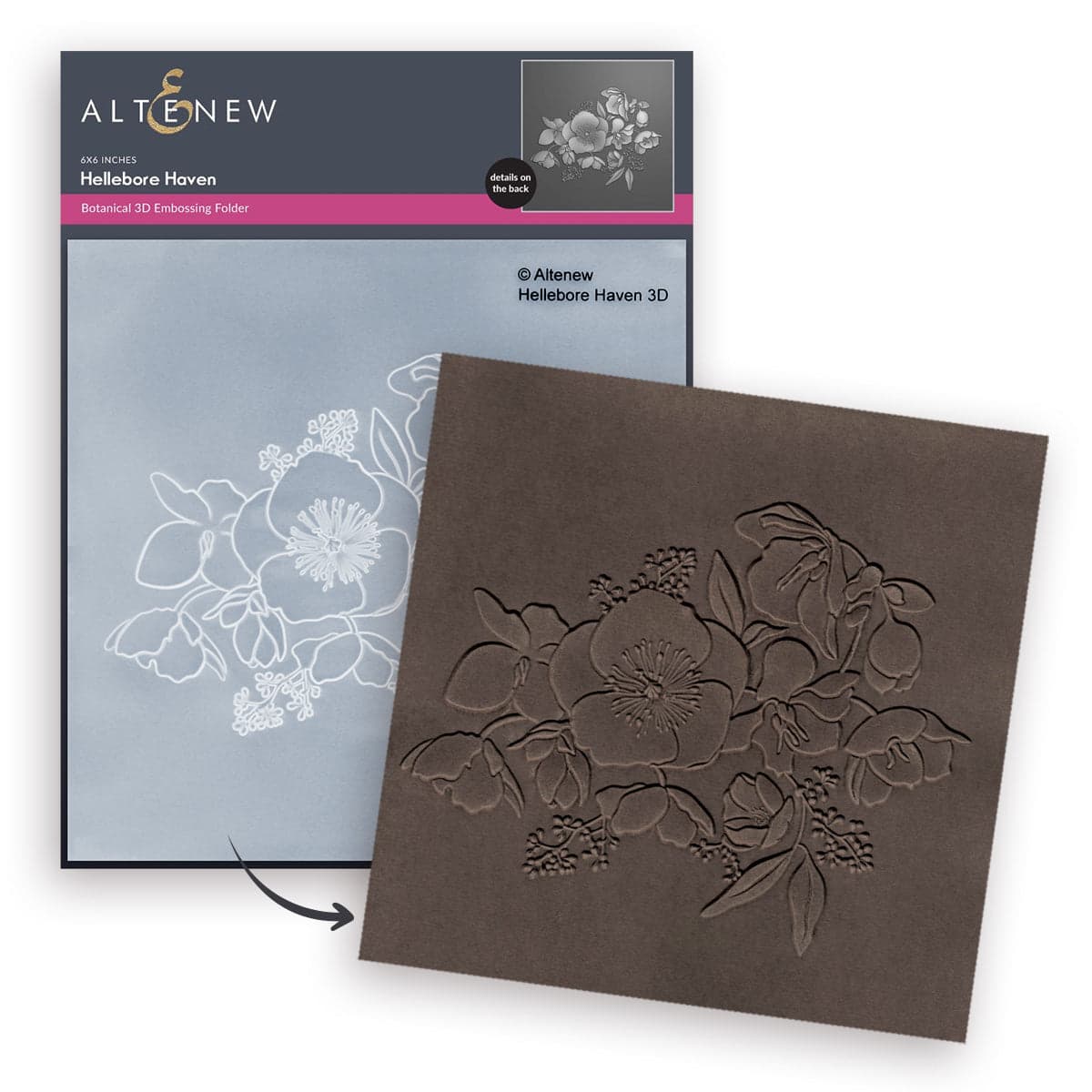altenew-hellebore-haven-3d-pr-gefolder-6x6-botanical image 1