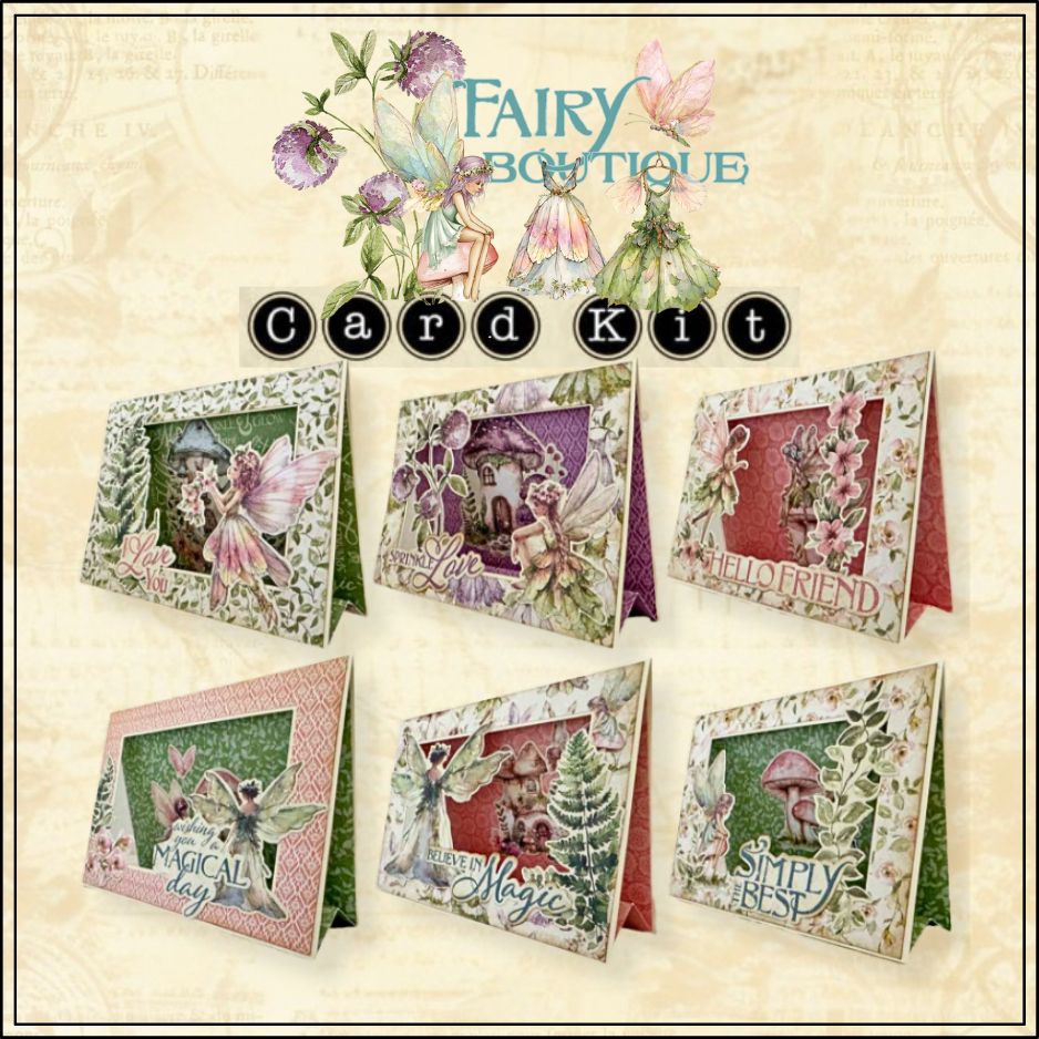 graphic-45-fairy-boutique-card-kit-karten-bastelset-feen image 1