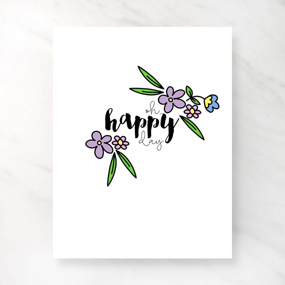 altenew-oh-happy-day-stempelset-mini-blumen-spruch image 3