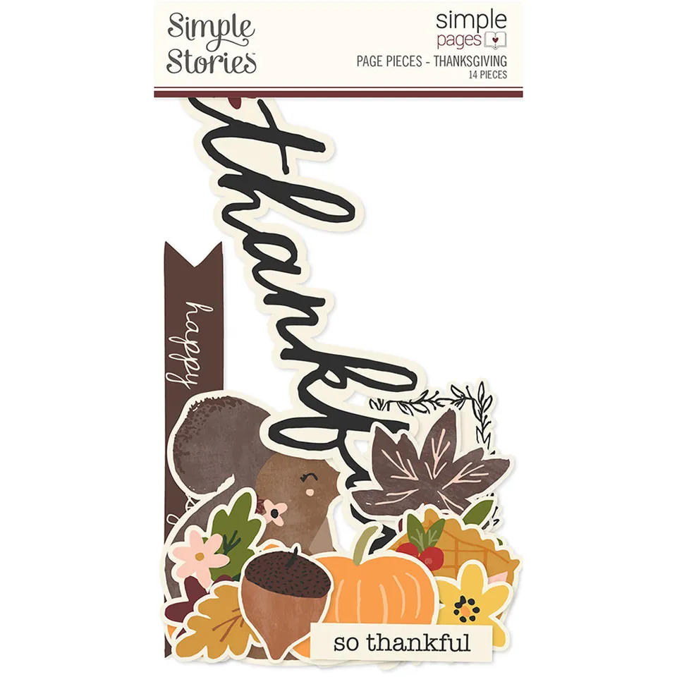 simple-stories-simple-pages-thanksgiving-die-cuts-14-teile image 1