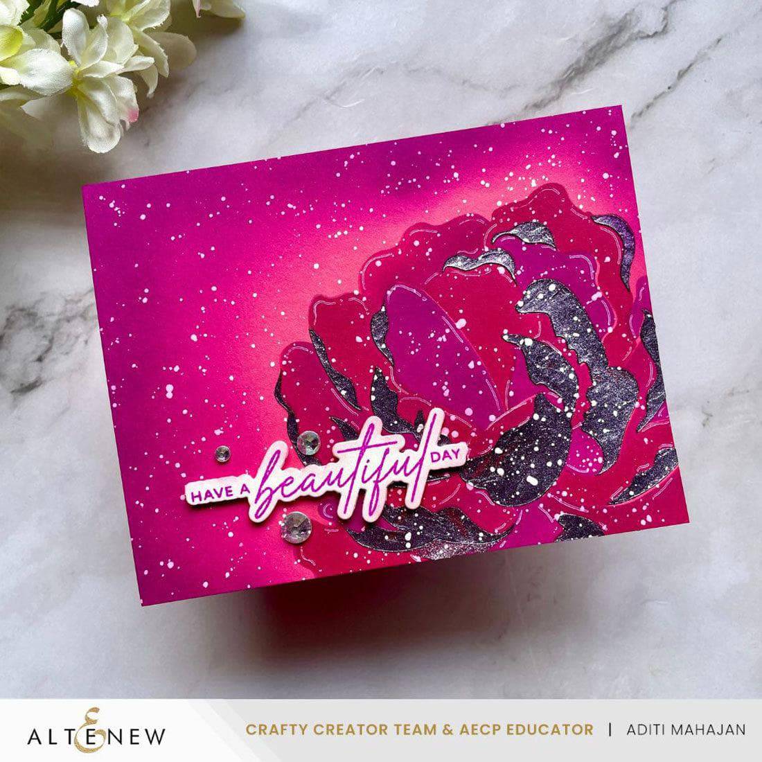 altenew-magical-peony-press-plate-letterpress-12-7x10-9-cm image 4