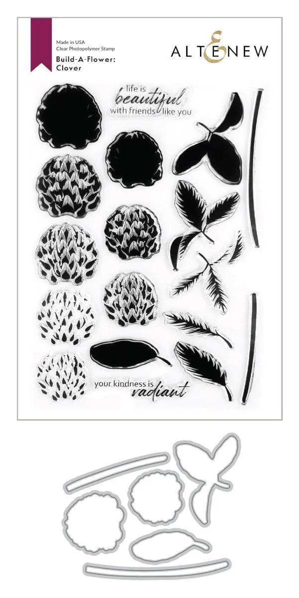altenew-build-a-flower-clover-stempel-stanzen-set-klee image 1