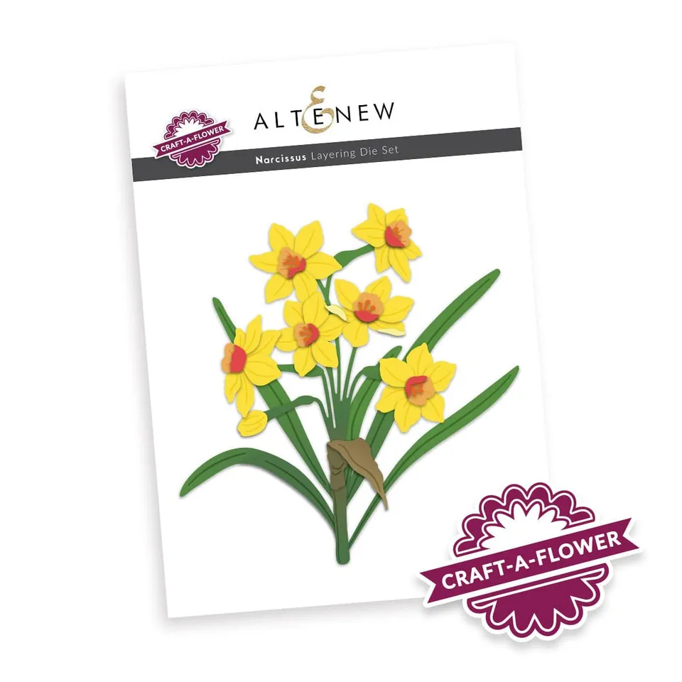 altenew-craft-a-flower-narcissus-layering-die-set-stanzen-blume image 1