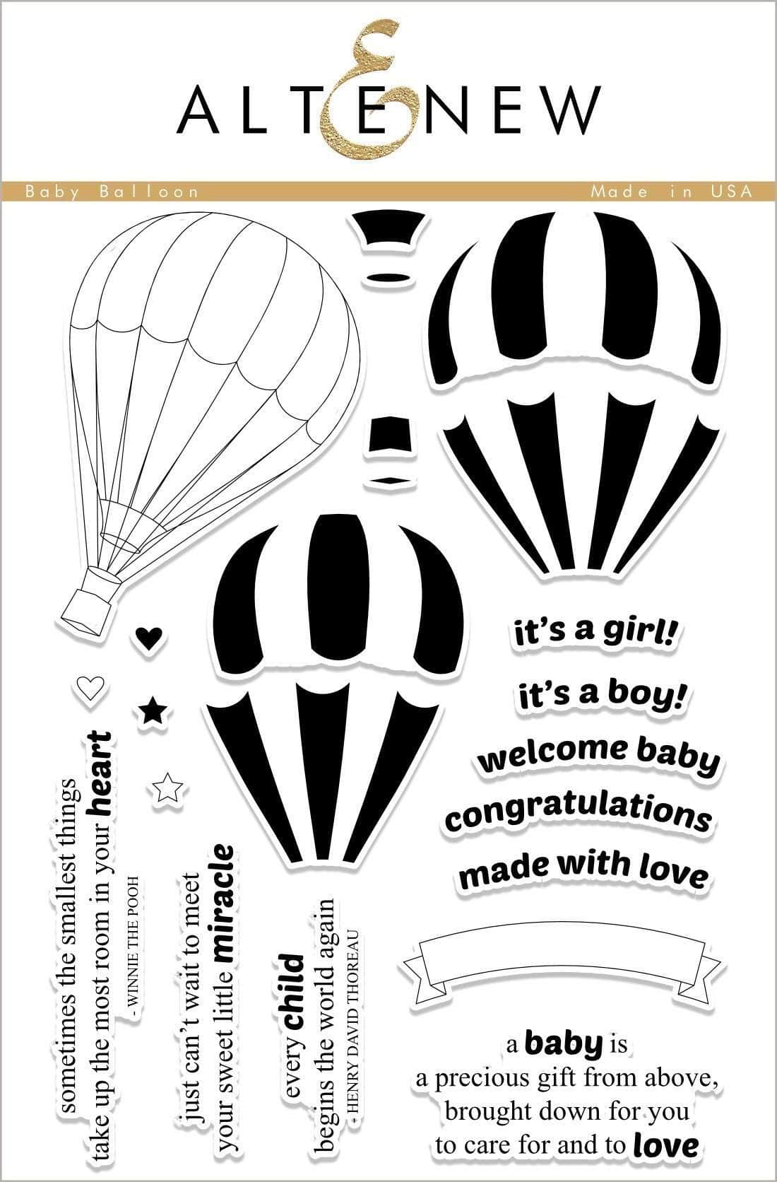 altenew-baby-balloon-stempelset-baby-22-teilig image 1