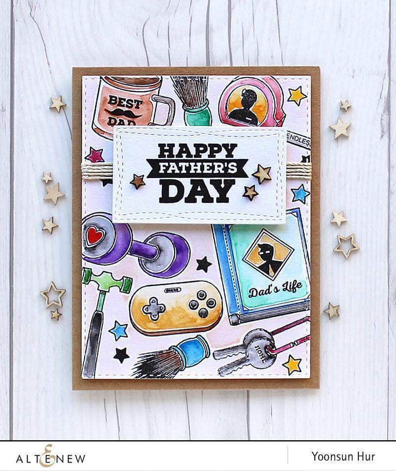 altenew-best-dad-stempel-stanzen-bundle-vatertag-24-stempel image 5