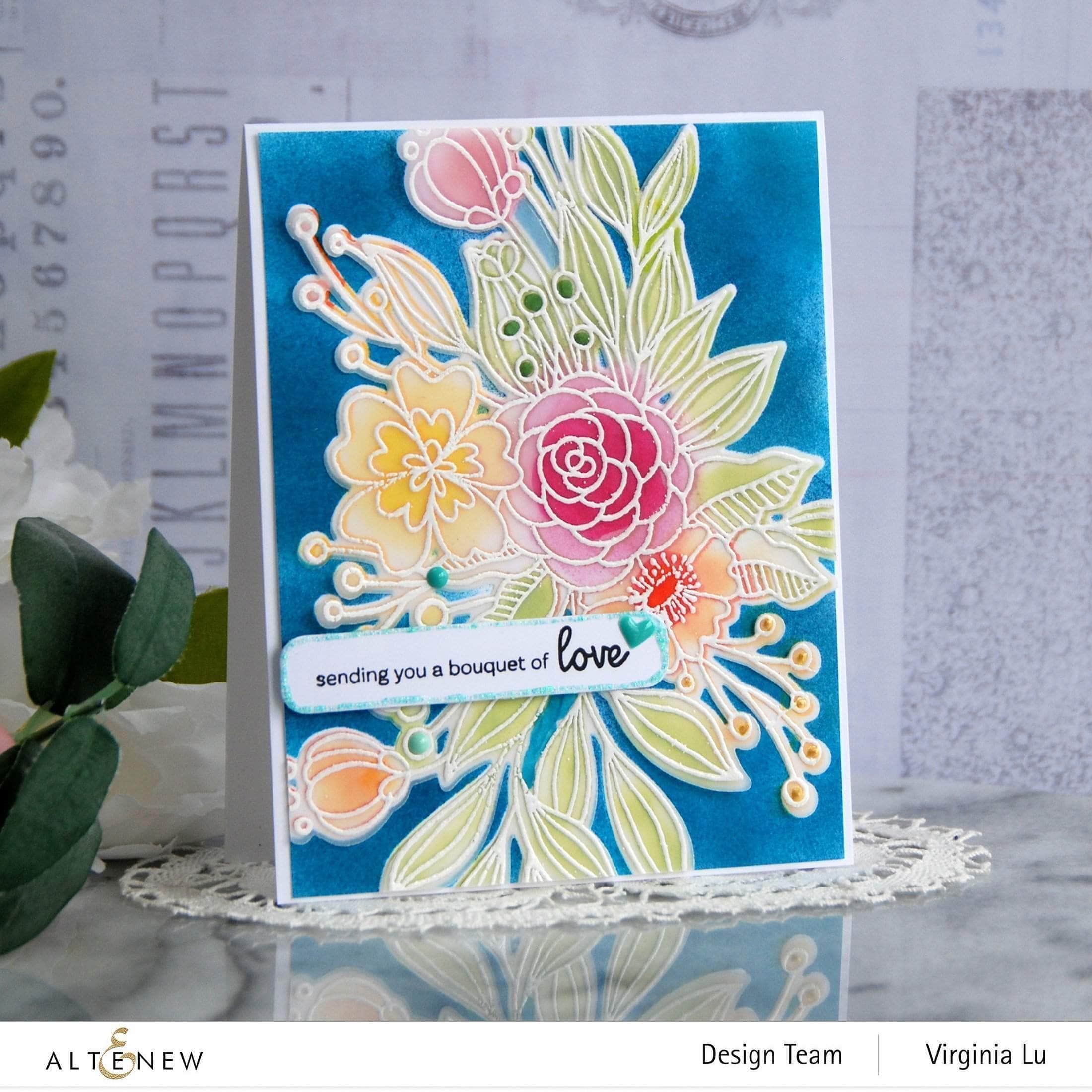 altenew-bouquet-of-love-stempel-blumenstrau-6x8 image 4