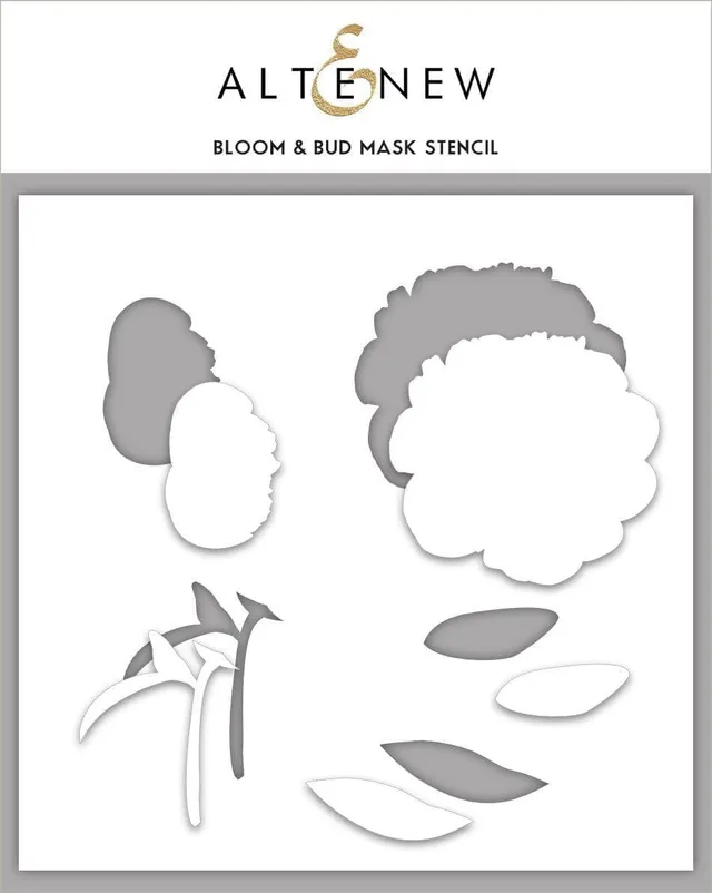 altenew-bloom-bud-mask-stencil-blumenschablone-15-x-15-cm image 1