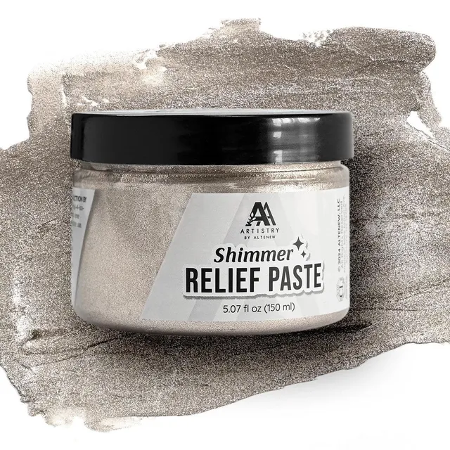 altenew-shimmer-relief-paste-burnished-platinum-150ml image 1