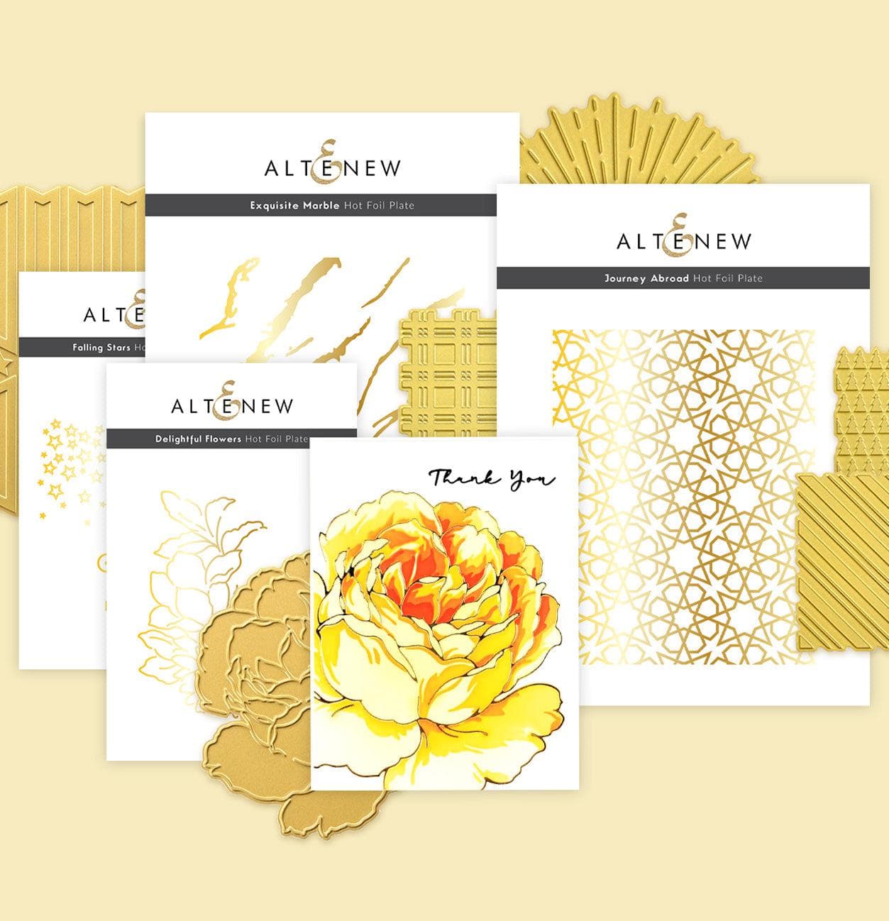 altenew-hot-foil-roll-enchanted-gold-folie-satin-5x15 image 5
