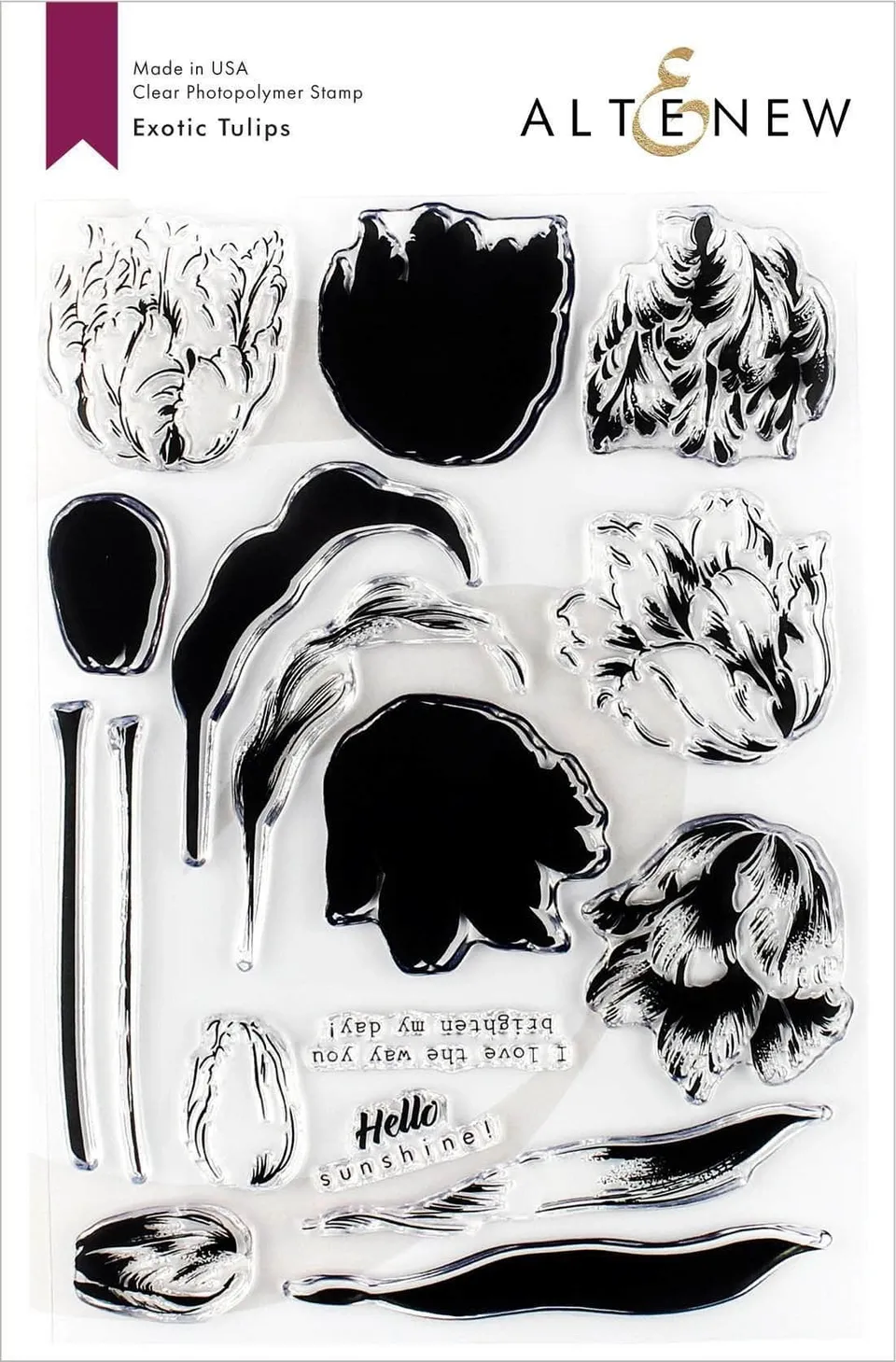 altenew-exotic-tulips-stempelset-6x8-layering-18-teilig image 1
