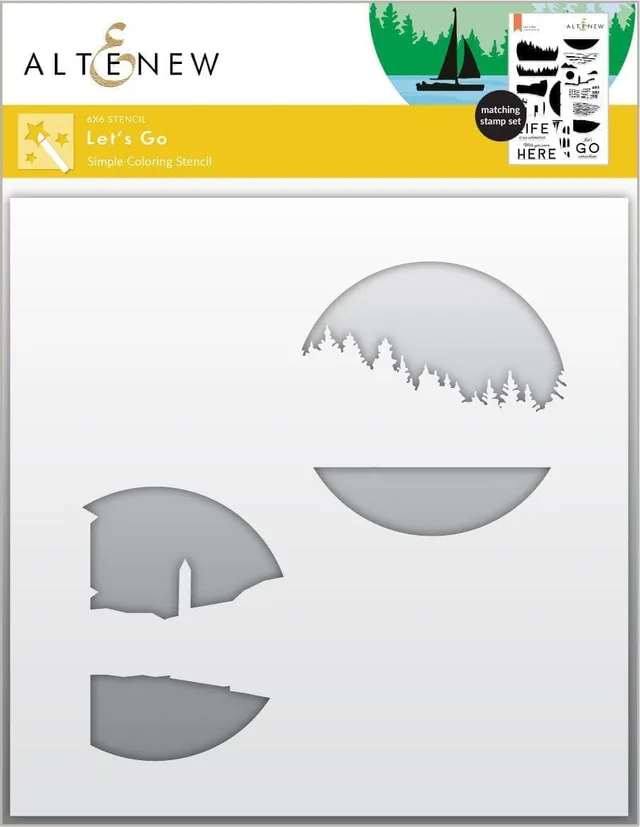 altenew-stencils-let-s-go-simple-coloring-stencil-schablone image 1