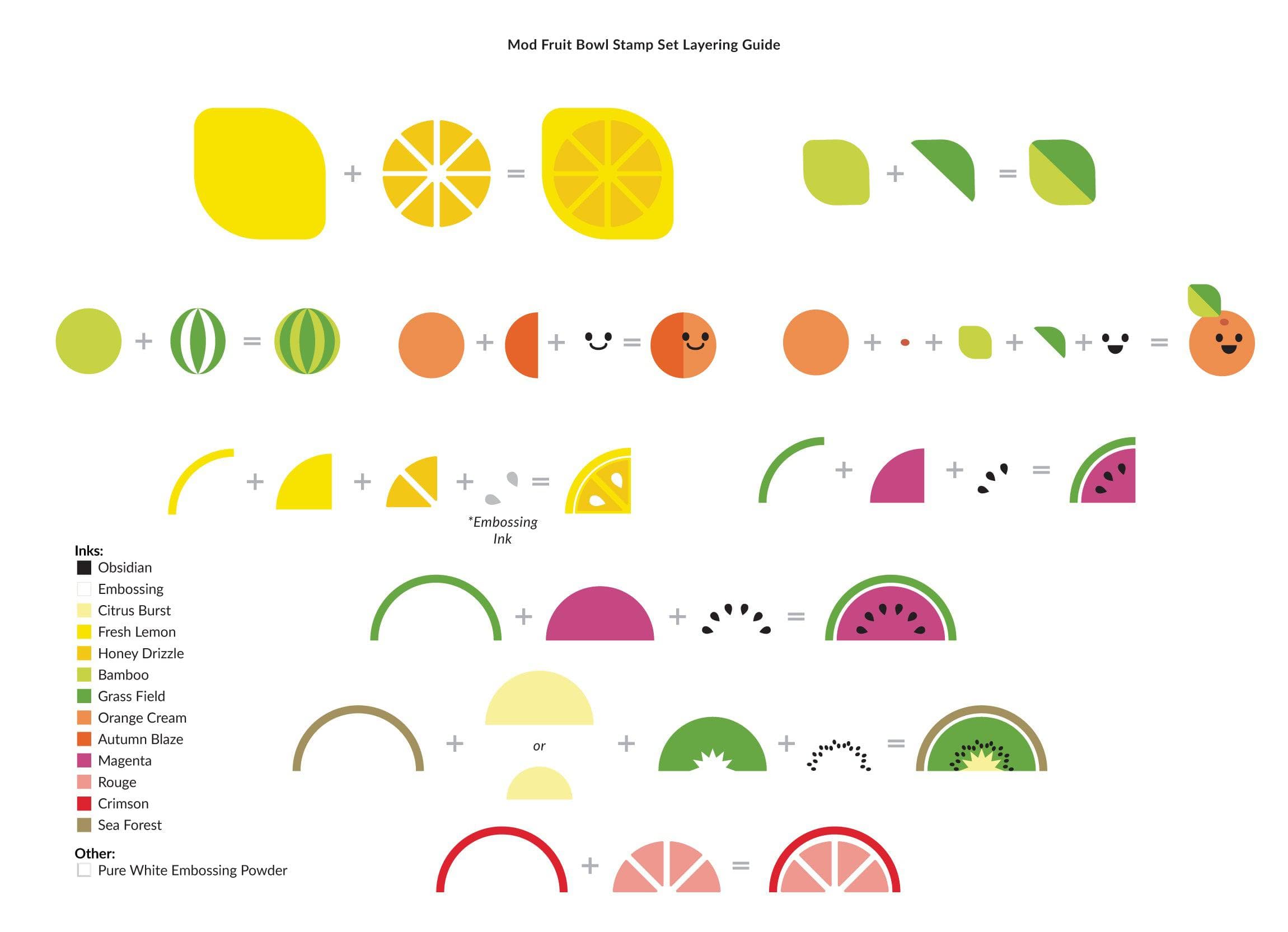 altenew-mod-fruit-bowl-stempel-obst-clear-stamps-4x6 image 3