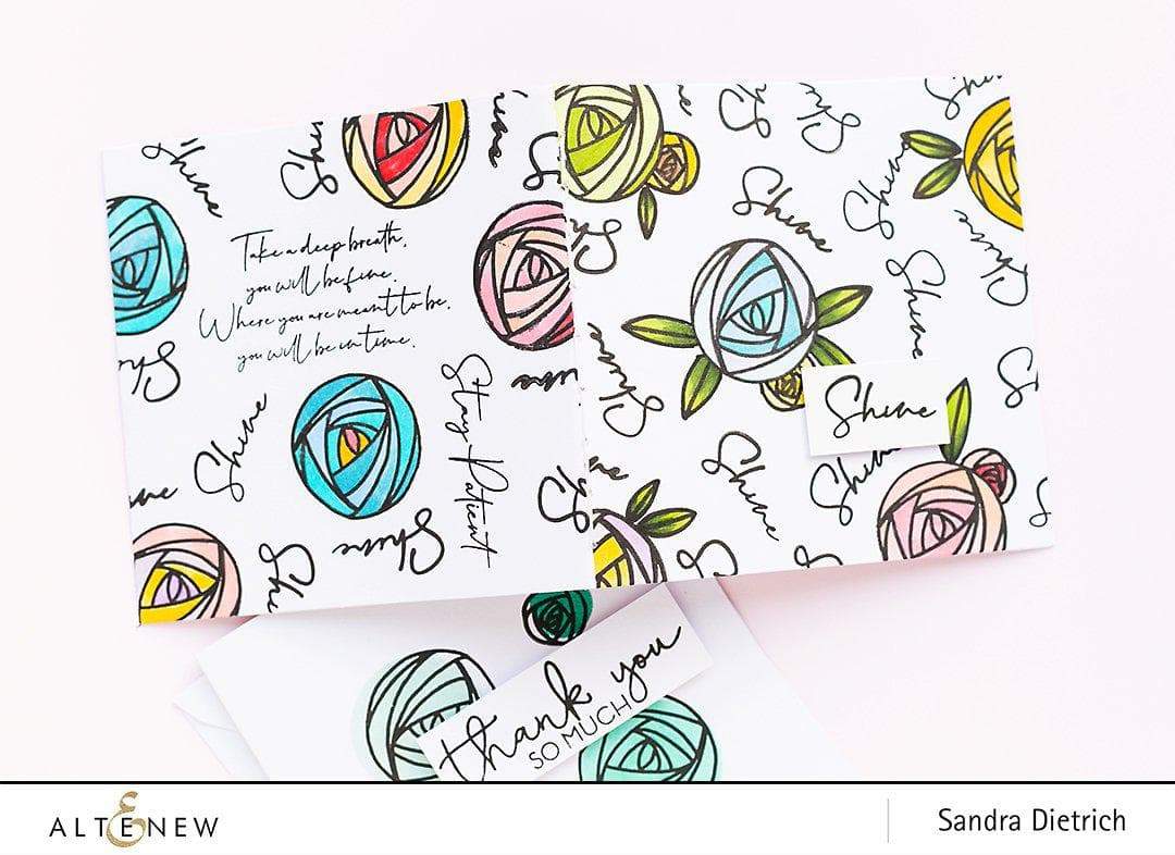 altenew-rennie-roses-bundle-stempel-stanzen-schablone image 5