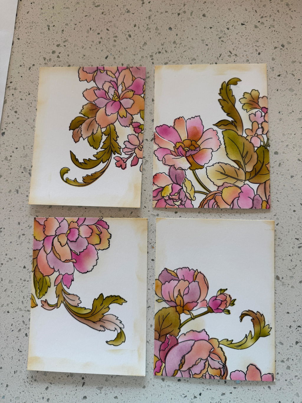 Große Rose druckt voll