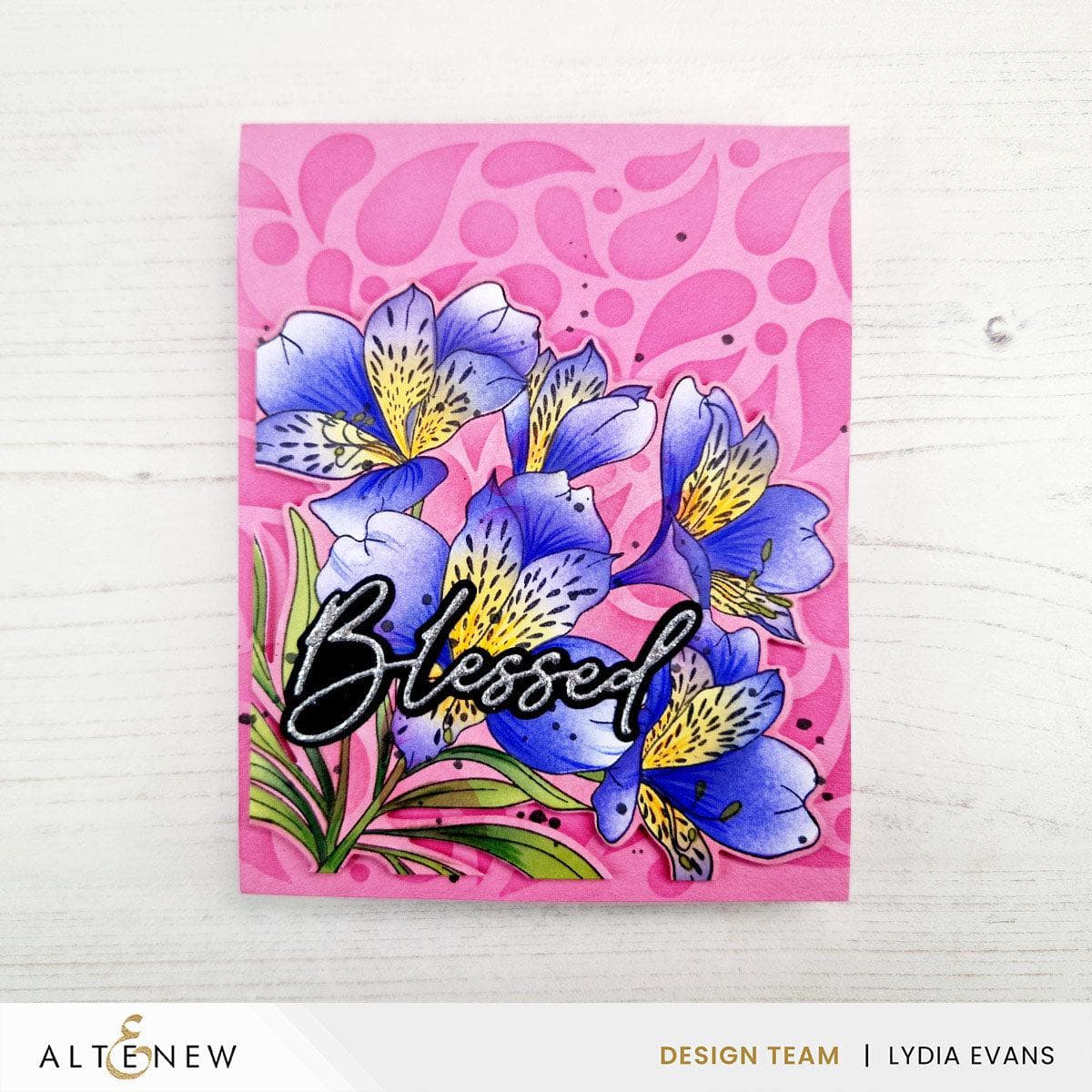 altenew-build-a-garden-peruvian-lily-stanzen-blumen-8-tlg image 8