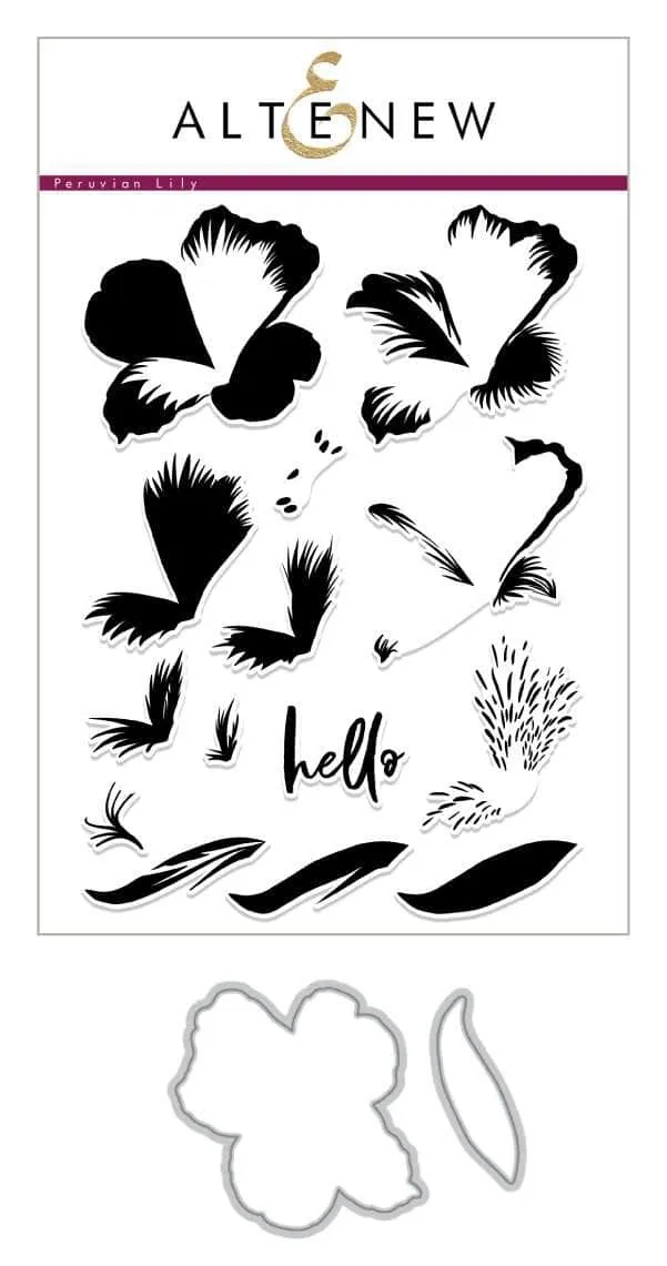 altenew-build-a-flower-peruvian-lily-stempel-stanzen-set image 1