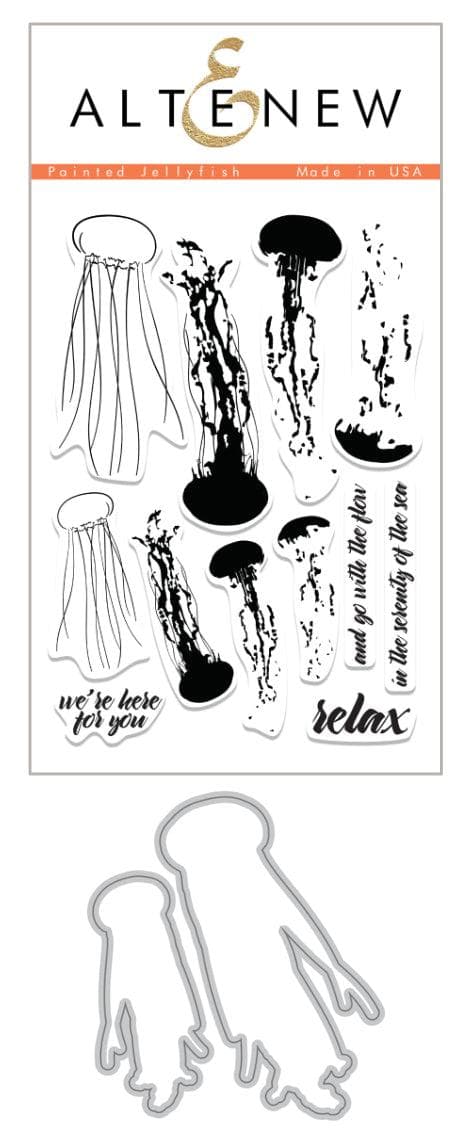 altenew-painted-jellyfish-stempel-stanzen-bundle-quallen-4x6 image 1