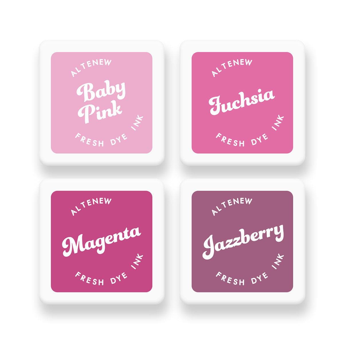 altenew-bubblegum-dreams-stempelkissen-set-pink-4-mini-cubes image 1