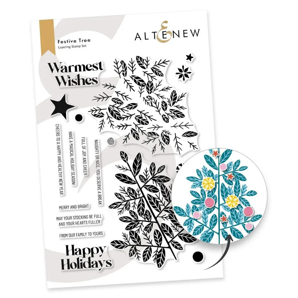 altenew-festive-tree-stempelset-weihnachten-baum-19-teilig image 1