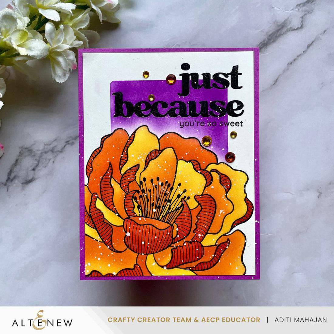 altenew-magical-peony-press-plate-letterpress-12-7x10-9-cm image 5