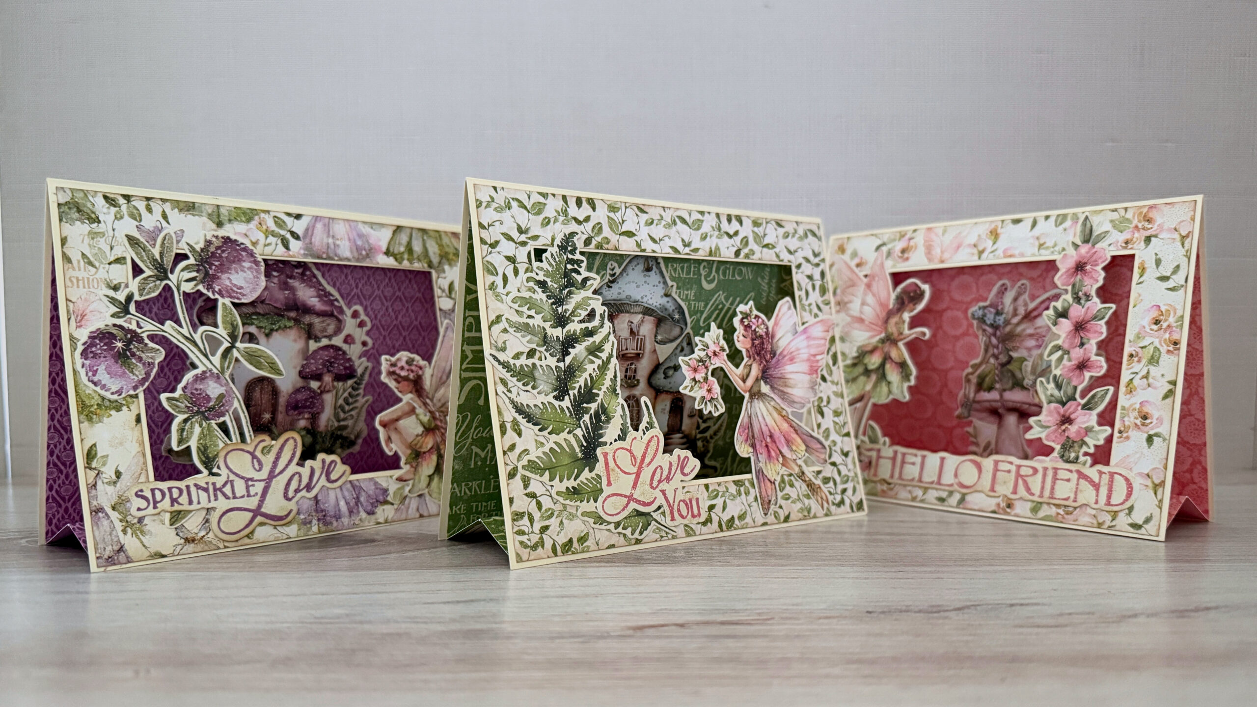 graphic-45-fairy-boutique-card-kit-karten-bastelset-feen image 3