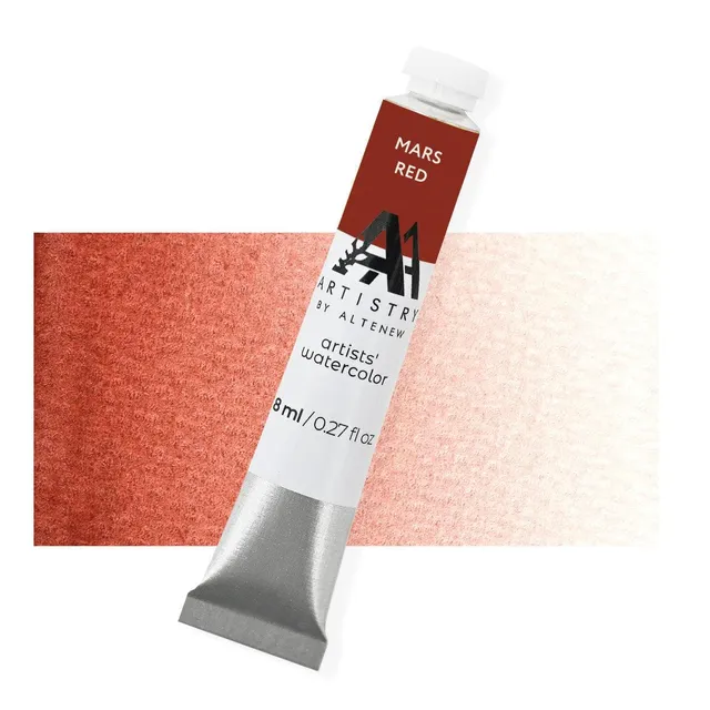 altenew-artists-watercolor-tube-aquarellfarbe-mars-red-pr101 image 1