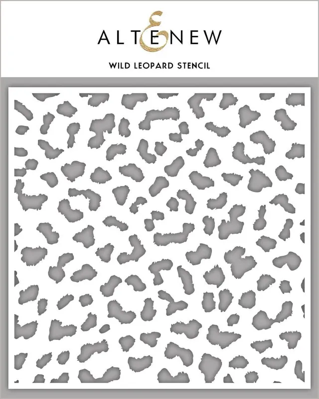 altenew-wild-leopard-stencil-schablone-6x6-tiermuster image 1