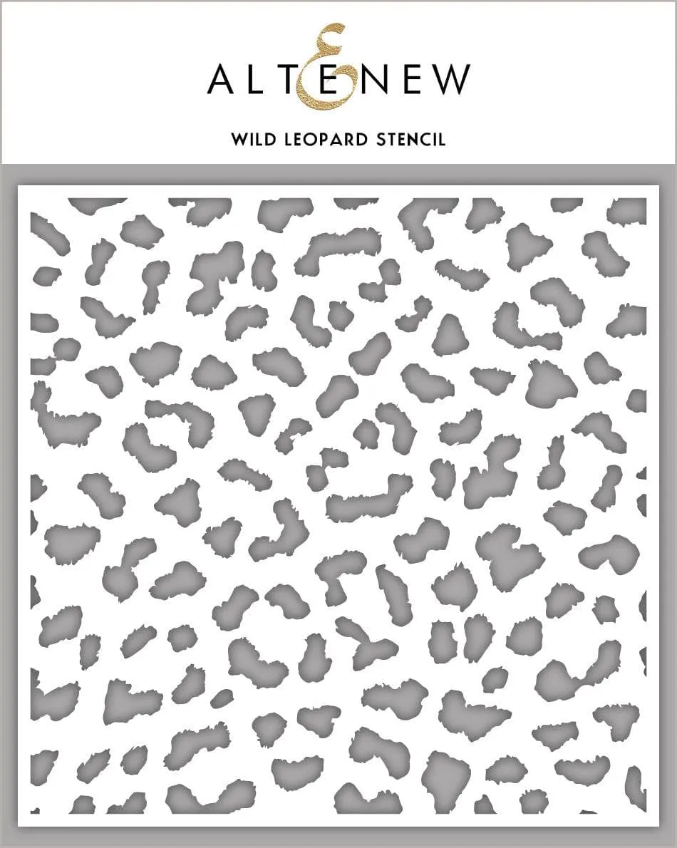 altenew-wild-leopard-stencil-schablone-6x6-tiermuster image 1