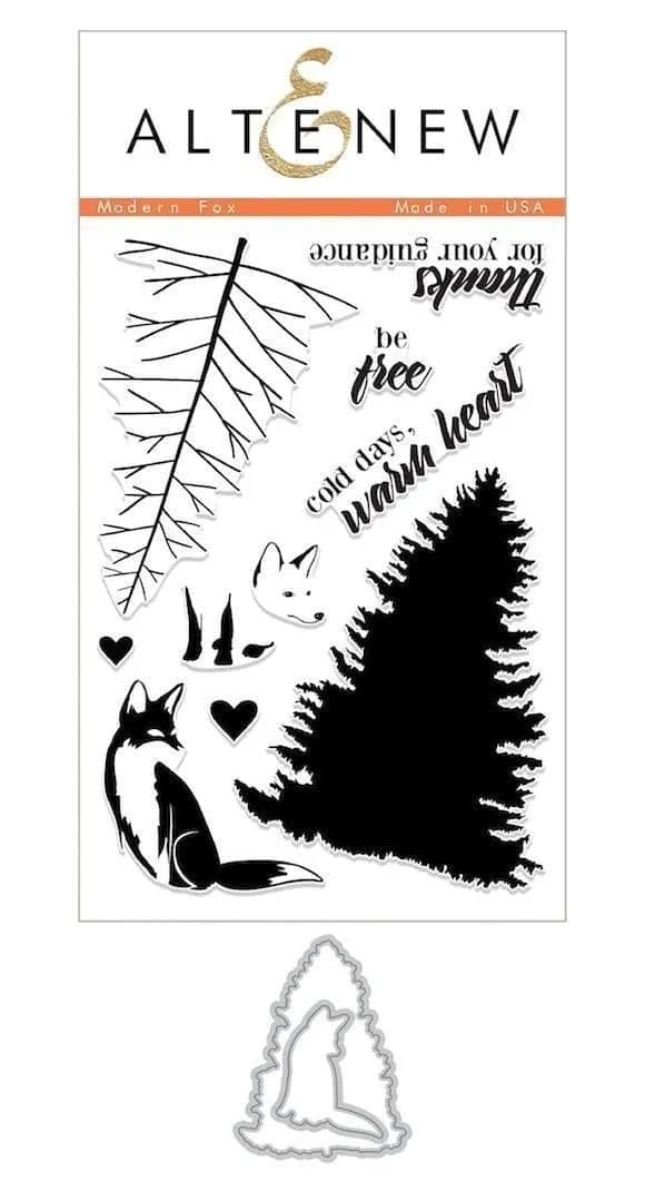 altenew-modern-fox-stempel-stanzen-bundle-fuchs image 1