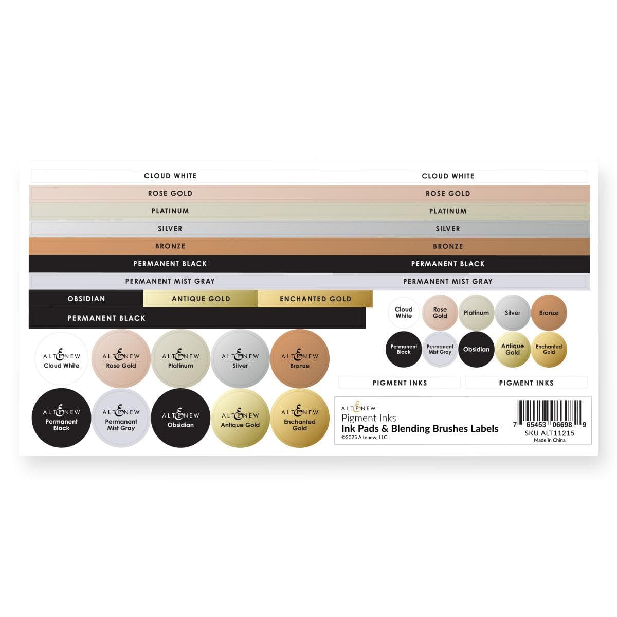 altenew-pigment-inks-etiketten-set-stempelkissen-pinsel image 2