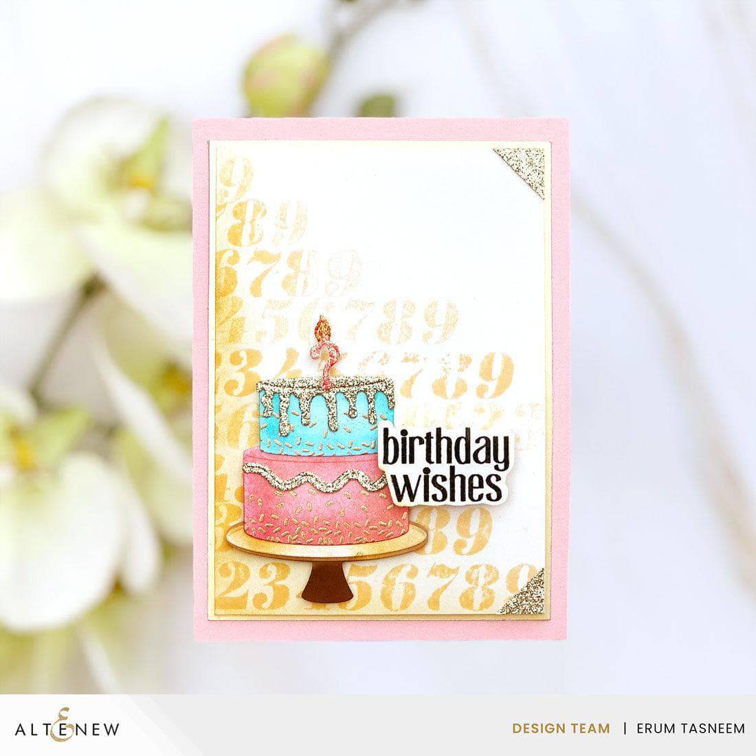 altenew-mini-delight-birthday-wishes-stempel-stanzen-set-torte image 2