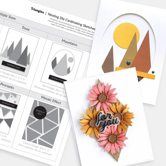 altenew-nesting-card-sketches-triangles-printable-pdf-vorlage image 1