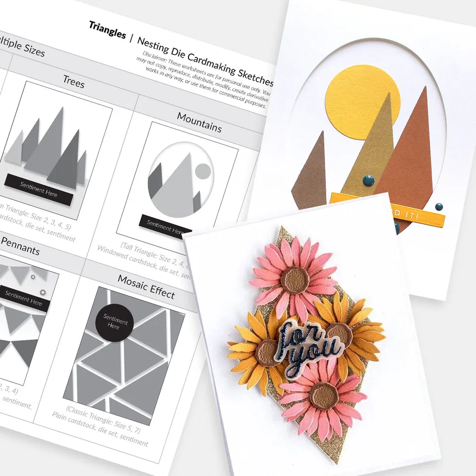 altenew-nesting-card-sketches-triangles-printable-pdf-vorlage image 1