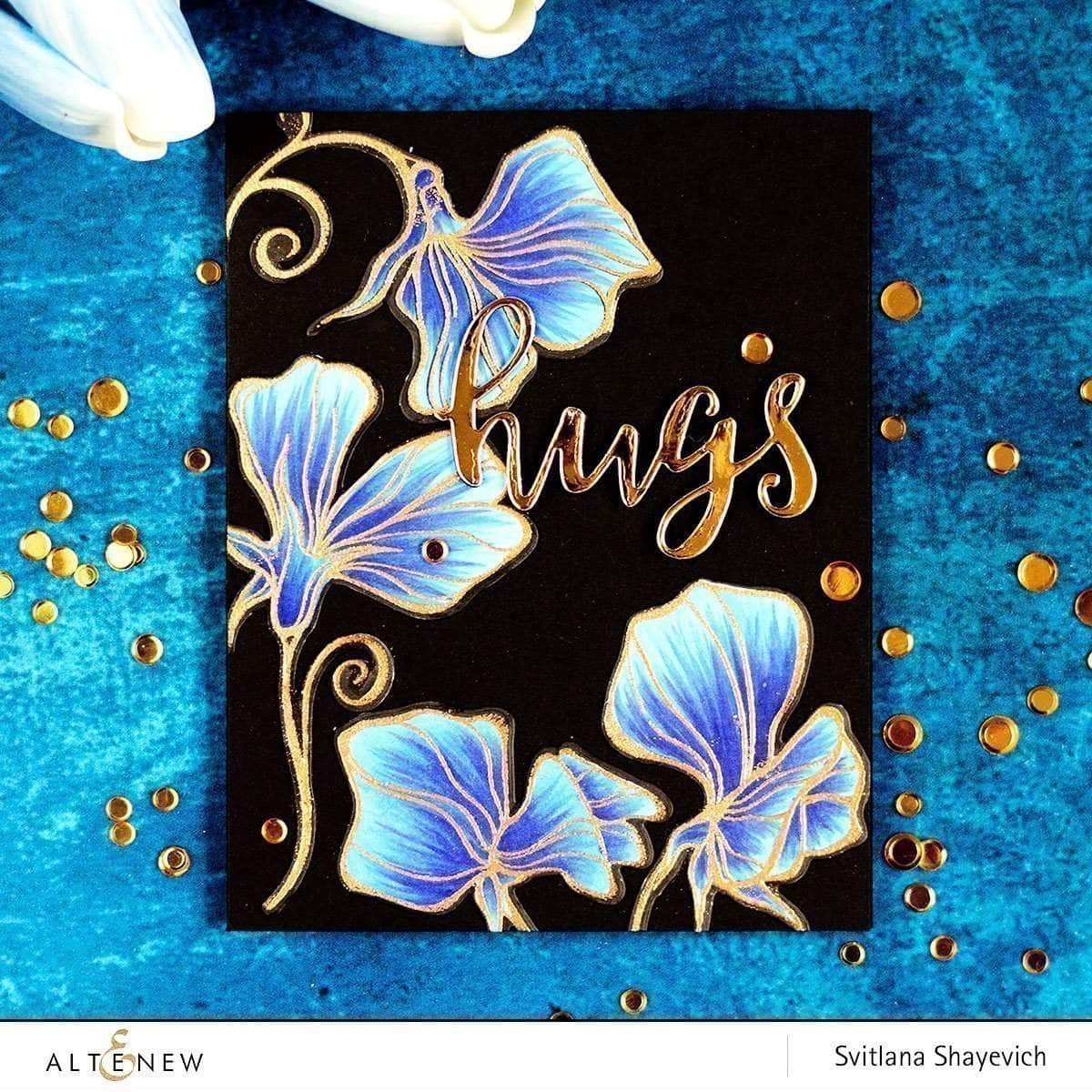 altenew-sweetest-peas-stempelset-6x8-wicken-outline image 6