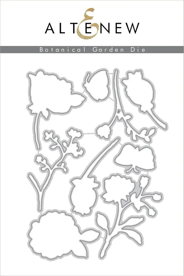 altenew-botanical-garden-die-set-stanzen-floral-9-tlg image 1