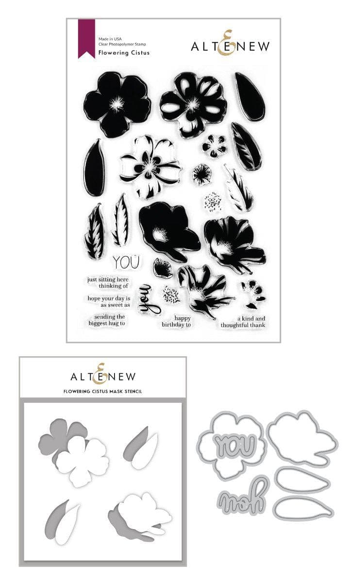 altenew-flowering-cistus-komplett-bundle-schablone image 1