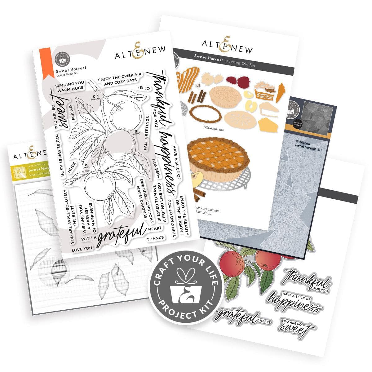 altenew-craft-your-life-sweet-harvest-project-kit-bundle-herbst image 1