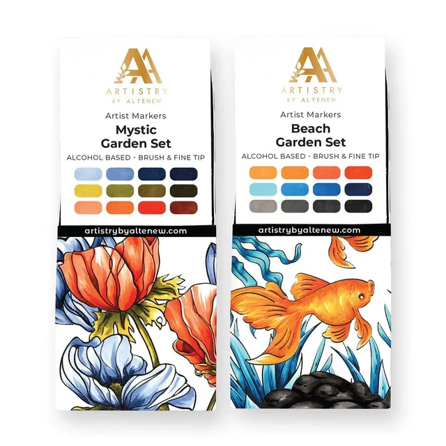 altenew-mystic-garden-beach-garden-alkoholmarker-24er-set image 1