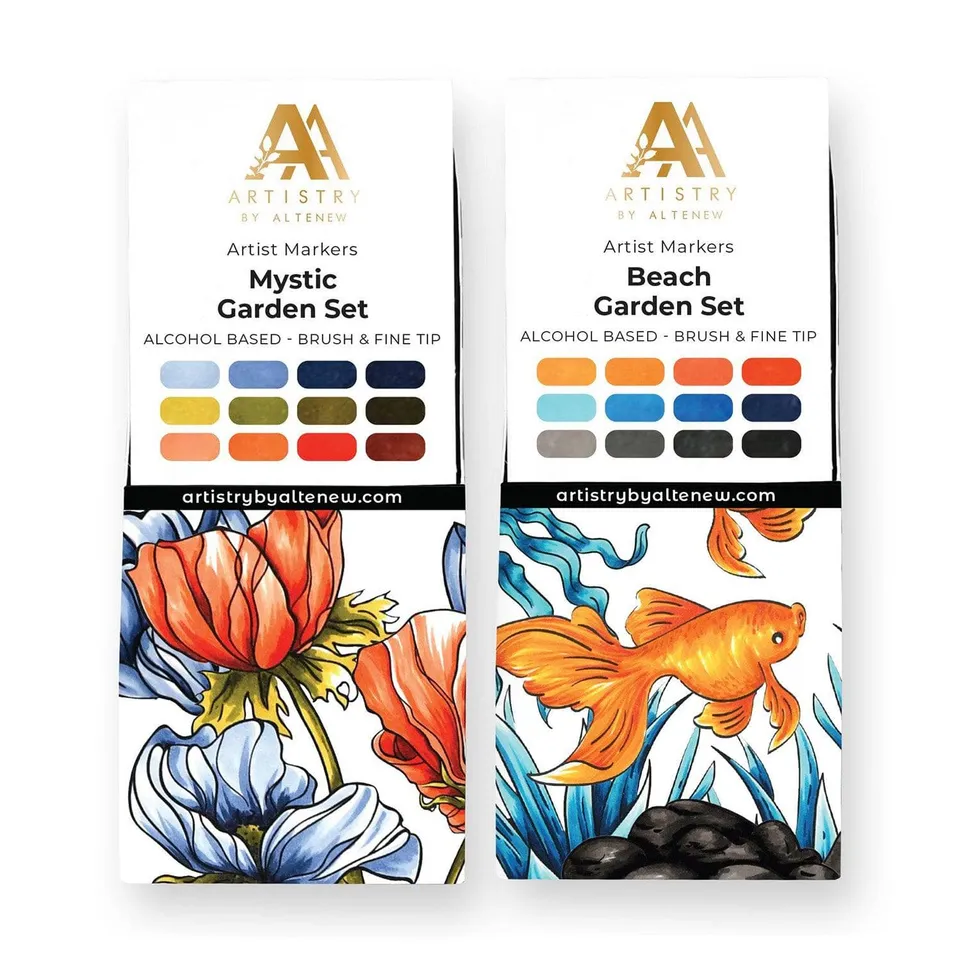 altenew-mystic-garden-beach-garden-alkoholmarker-24er-set image 1