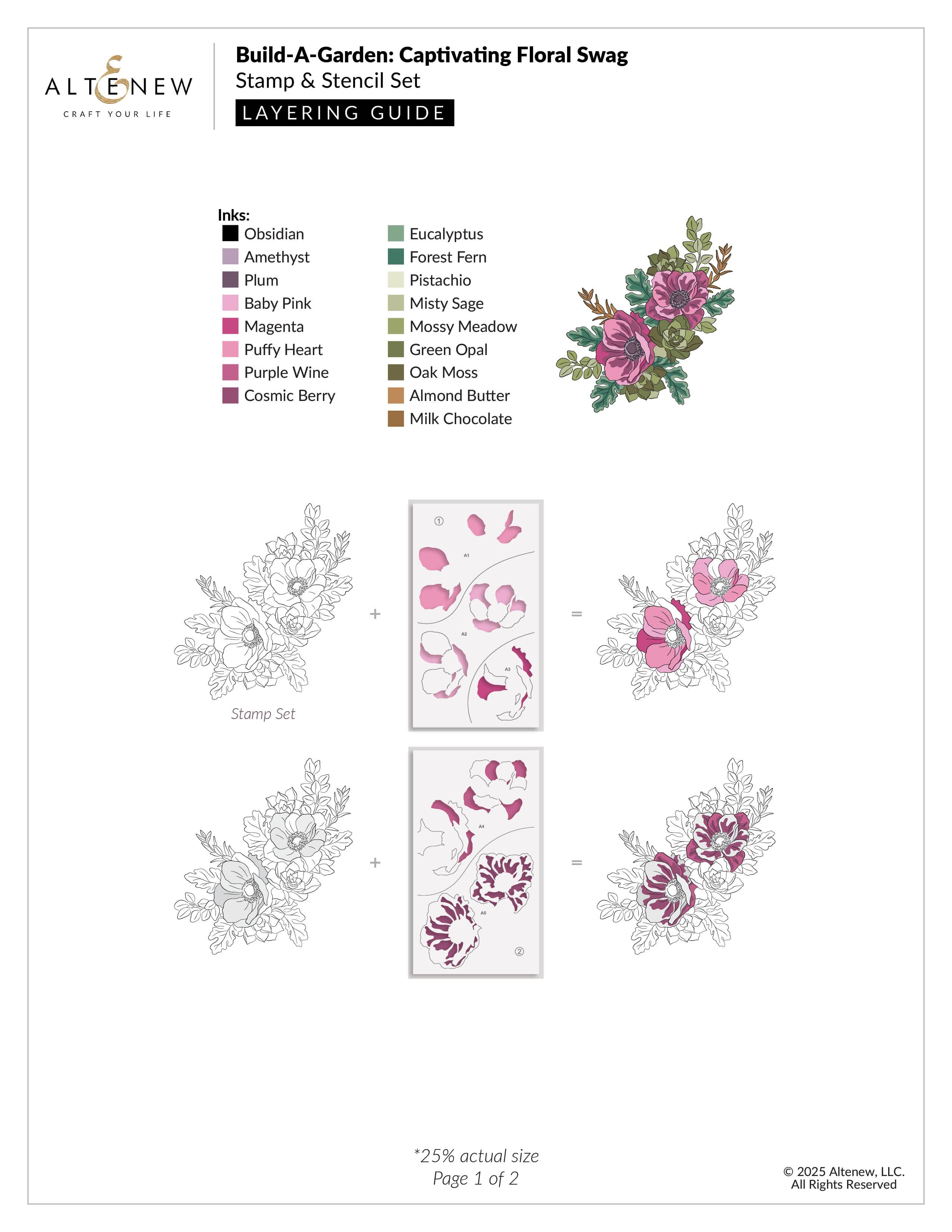 altenew-build-a-garden-swag-stanzen-blumen-girlande image 3