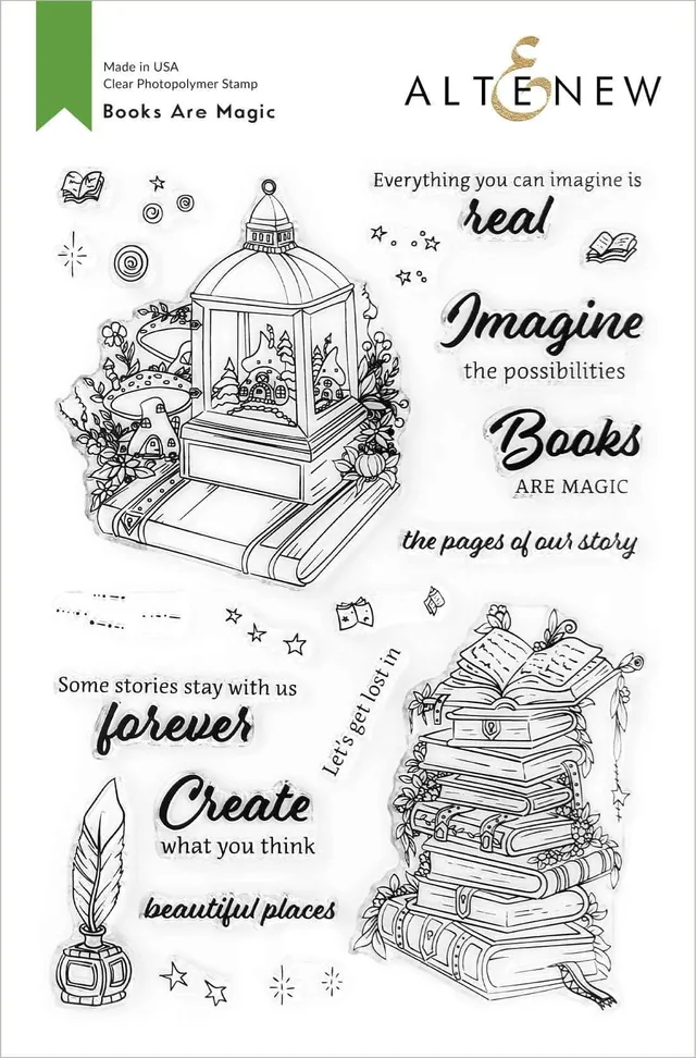 altenew-books-are-magic-stempel-b-cher-6x8-22tlg image 1