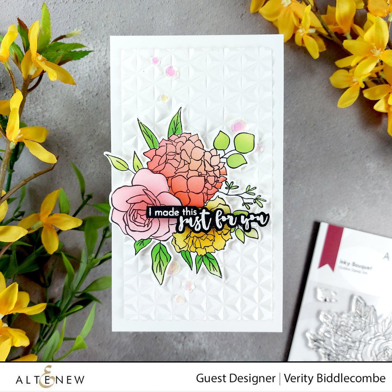 altenew-inky-bouquet-simple-coloring-schablone-floral image 5