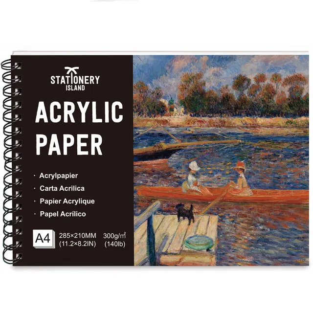 stationery-island-acryl-papier-a4-300g-20-blatt-malpapier image 1