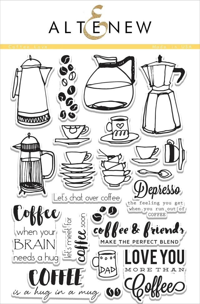altenew-coffee-love-stempelset-kaffee-6x8-zoll-spr-che image 1